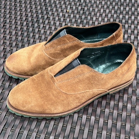 Johnston & Murphy Brown Suede Slip On Loafer 7.5 M - Picture 3 of 8